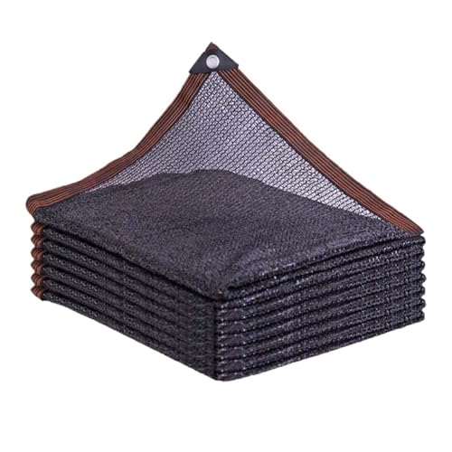 Schattennetz FüR GewäChshäUser 3/4/6/12/20Pin Schwarz Sonnenschirm Net Anti-UV Garten Anlage Schatten Abdeckung Schatten Segel Baldachin Schwimmbad Schattierung Tuch Fur GewäChshaus(3Pin Black Net,5mx von ZYAGH