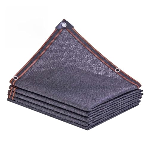 Schattennetz FüR GewäChshäUser 3/4/6/12/20Pin Schwarz Sonnenschirm Net Anti-UV Garten Anlage Schatten Abdeckung Schatten Segel Baldachin Schwimmbad Schattierung Tuch Fur GewäChshaus(6Pin Black Net,2mx von ZYAGH