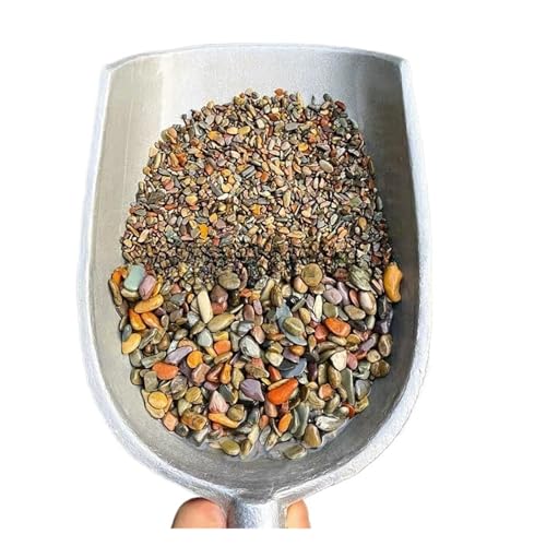 ZYAGH Aquarium Dekorationssteine 100/200/500g Aquariumboden Sandstein Aquarium Landschaft Native Stream Natursandstein Garten DIY Zubehör Dekorationen FüR Aquarien(2-8mm,100g) von ZYAGH