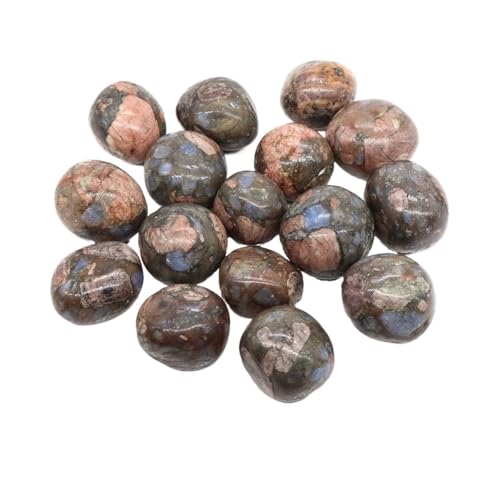 ZYAGH Aquarium Dekorationssteine Unregelmäßige Trommelsteinlandschaft Jaspis Reiki Heilkristall Energie Quarz Mineralprobe Aquarium Hausgarten Dekor FüR Aquarien(Color28,1000g) von ZYAGH