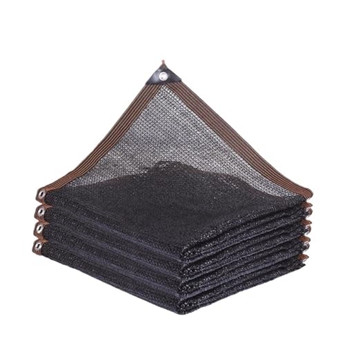 ZYAGH Schattennetz FüR GewäChshäUser 3Pin 50% Schattierung Garten Anti UV Sonnenschutznetz Bonsai Outdoor Sukkulenten Pflanzen Abdeckung Mesh Fur GewäChshaus(Black,3.0m x 8m) von ZYAGH