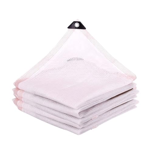 ZYAGH Schattennetz FüR GewäChshäUser 3Pin 50% Schattierung Garten Anti UV Sonnenschutznetz Bonsai Outdoor Sukkulenten Pflanzen Abdeckung Mesh Fur GewäChshaus(White,1m x 2m) von ZYAGH