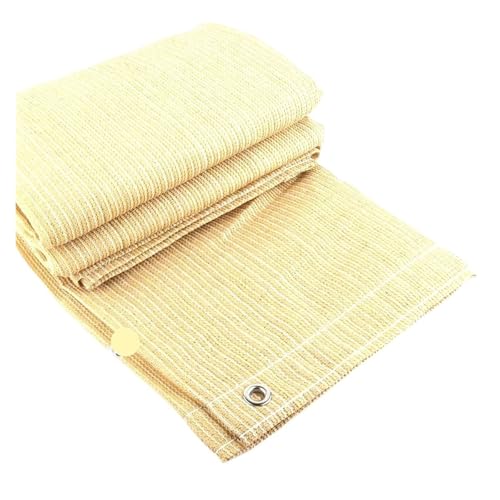 ZYAGH Schattennetz FüR GewäChshäUser 95% Anti-UV-Sonnenschutznetz Pergola-Überdachung Sonnenschutzsegel Gartenzaunnetz Balkon Sichtschutz Fur GewäChshaus(Beige,0.8mx1m) von ZYAGH