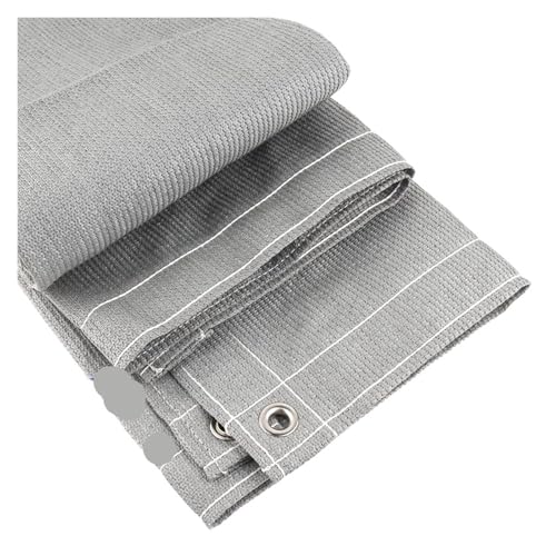 ZYAGH Schattennetz FüR GewäChshäUser 95% Anti-UV-Sonnenschutznetz Pergola-Überdachung Sonnenschutzsegel Gartenzaunnetz Balkon Sichtschutz Fur GewäChshaus(Grey,0.8mx1m) von ZYAGH