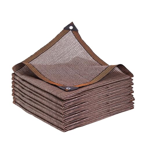ZYAGH Schattennetz FüR GewäChshäUser Outdoor-Markise Kaffee Sonnenschutznetz Garten Sukkulenten Pflanzen Sonnenschutz Gewächshaus Shaing Cover Shading Sail Fur GewäChshaus(2x2m) von ZYAGH