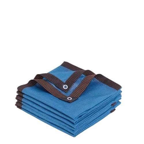 ZYAGH Schattennetz FüR GewäChshäUser Sonnenschutznetz for den Garten, UV-Schutz, Pergola im Freien, Sonnenschutz, Poolmarkise, Pflanzenschuppensegel, 90% Beschattung Fur GewäChshaus(Blue,4x6m) von ZYAGH