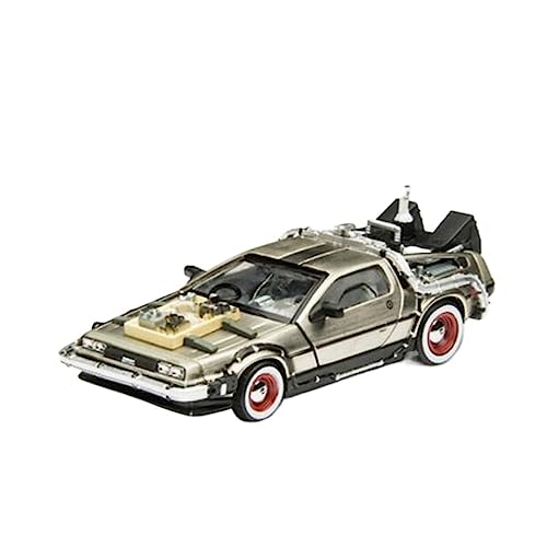 1/43 Auto-Druckgussmodell Teil 1 2 3 Zeitmaschine DeLorean DMC-12 Für: Metalllegierung(B) von ZYAURA
