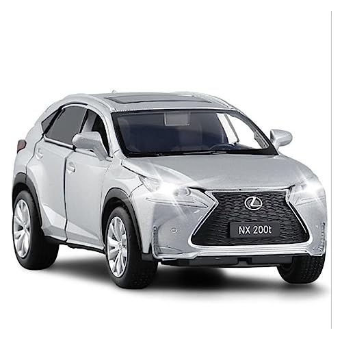 1:32 Für: Lexus NX200T Druckguss-Auto-SUV-Modell Pull Back Audio Light Metal von ZYAURA