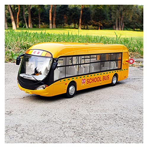 Elektrisches Touristisches Spielzeug-Verkehrsbus-Legierungs-Auto-Modell Druckguss-Simulations-Metallstadt Mit Ton- Und Licht-Kind-Geschenk(B) von ZYAURA