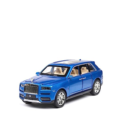 FÜR: Rolls-Royce Automodell 1:24 Simulation SUV Metallautomodell Rückzugsauto(B) von ZYAURA
