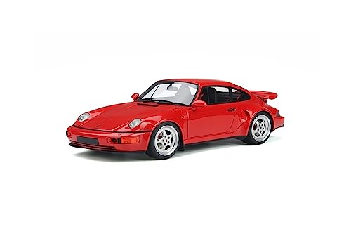For GT SPIRIT 1/18 GT328 911 (964) Turbo S Flachbau Druckguss-Modellauto, Sammlerstück von ZYAURA