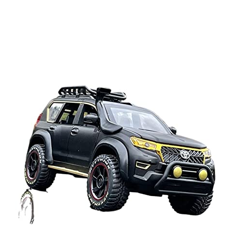 Für: 1:24 Toyota Prado SUV Legierung Druckguss Metall Modifizierte Geländewagenmodellsimulation(A) von ZYAURA