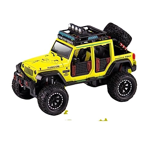 Für: 1:28 Jeep Wild Gladiator Big Tire Legierung Pickup Geländewagen Zurückziehen(C) von ZYAURA