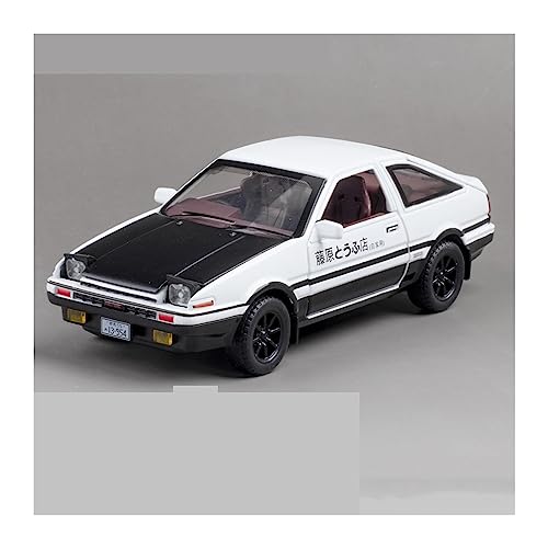 Für: Druckguss 1:28 Fujiwara AE86 Oldtimer-Modellmodell(A) von ZYAURA