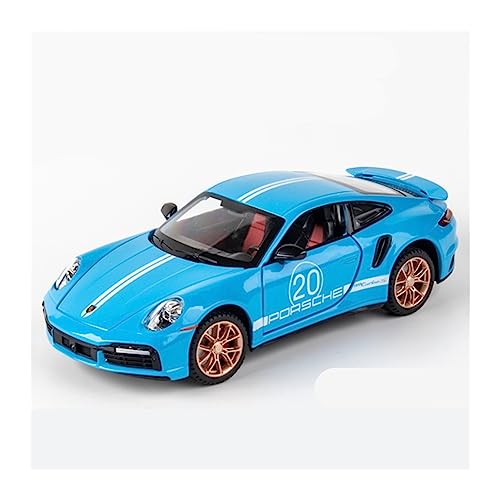 Für: Porsche 911 Turbo S Targa Legierung Sportwagen Modell 1/24 Druckguss Simulation Metall(C) von ZYAURA