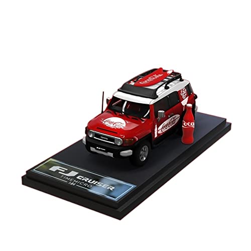 Für: Toyota FJ Cruiser Coca-Cola Monster Off-Road Retro SUV Statisches 1:64 Modellauto(A) von ZYAURA