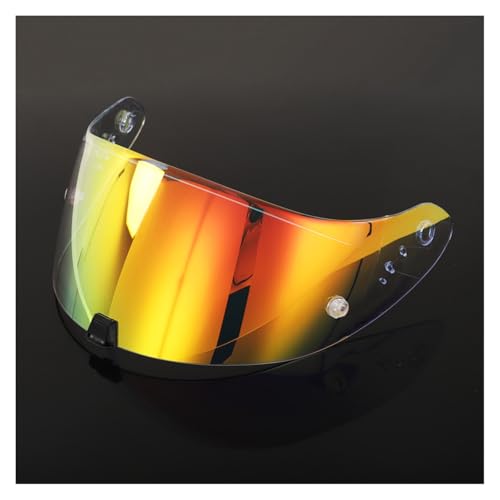 ZYAURA F Geeignet for EXO Scorpion Helm R1/1400/520 Helmlinse Tag Und Nacht Universallinse Staubdicht Und Winddicht Y(Clear red) von ZYAURA