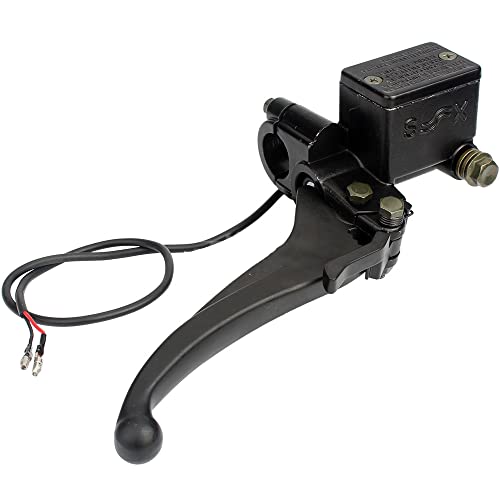 ZYAURA F Motorrad Vorderer Hauptbremszylinder Lenker Hydraulischer Bremshebel for 150-250 cc for GY6 ATV Quad Bike Pocket Dirt Pit Bike Motocross Y (Color : Right) von ZYAURA