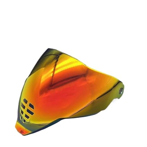 ZYAURA F Passend for ICON Airflite Helmlinse IC06 Integralhelm Zubehör Sonnenschutz Windschutzscheibe Y (Color : A) von ZYAURA