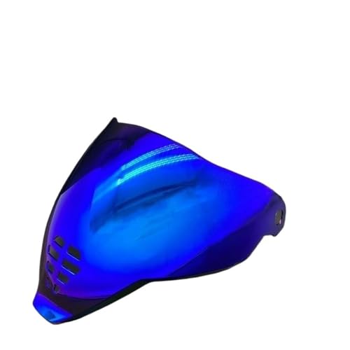 ZYAURA F Passend for ICON Airflite Helmlinse IC06 Integralhelm Zubehör Sonnenschutz Windschutzscheibe Y (Color : B) von ZYAURA