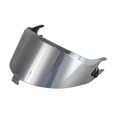 ZYAURA F for Spartan Gt Gt-Pro/Spartan-Rs Helmvisier Vollgesichtsersatz Helmobjektiv Visierzubehör Capacete Windschutzscheibe Y(Silver) von ZYAURA