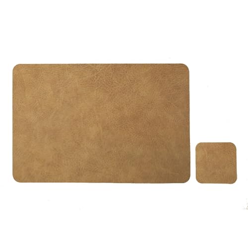 Abtropfmatten FüR Die KüChe Abtropfmatten for die Küche, Tischsets und Untersetzer aus Leder, rutschfest, for Küche, Esstisch, Konferenz, Restaurant, Kaffeetassenmatte FüR Die KüChe(Light brown) Abtropfmatten FüR Die KüChe Abtropfmatten for die Küche, Tischsets und Untersetzer aus Leder, rutschfest, for Küche, Esstisch, Konferenz, Restaurant, Kaffeetassenmatte FüR Die KüChe(Light brown) von ZYAYNG