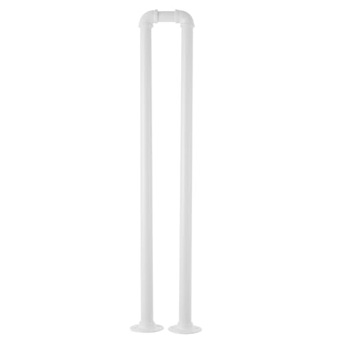 U-FöRmiger Treppenhandlauf 1 Pcs Weiß U-Förmigen Treppen Handlauf Metall Treppen Handlauf Dekorative Geländer for Treppen FüR Villen von ZYAYNG
