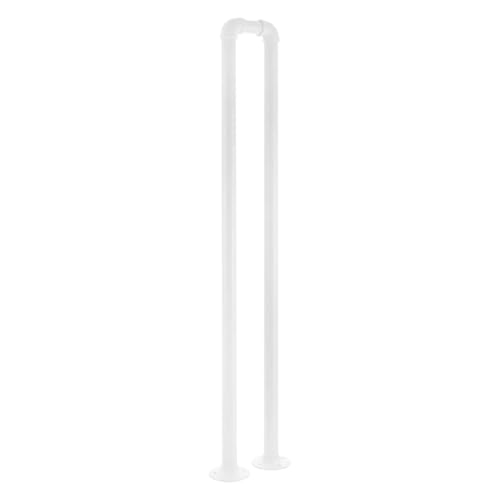 U-FöRmiger Treppenhandlauf 1 Stück 100 cm U-förmiger Treppenhandlauf aus Kohlenstoffstahl, rutschfeste Sicherheit for Gartenloft FüR Villen von ZYAYNG