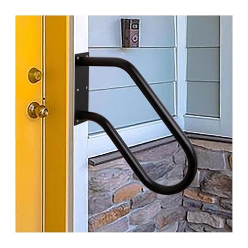 U-FöRmiger Treppenhandlauf Sicherheits-Haltegriff for Treppen, an der Wand befestigtes Treppengeländer, U-förmiger Handlauf, 1,25-Zoll-Rohr-Handlauf FüR Villen von ZYAYNG