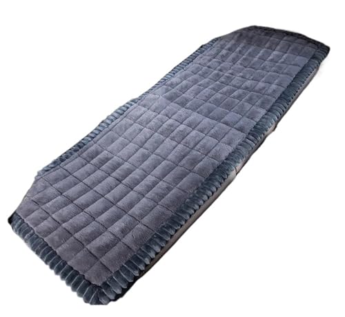ZYAYNG Sitzbank-Kissen Warme Kissen aus Holz, Lange Bank, weicher Gartensitz for rutschfesten Bürostuhl, Heimdekoration Gartenmöbel(Dark Gray,40x150cm) von ZYAYNG