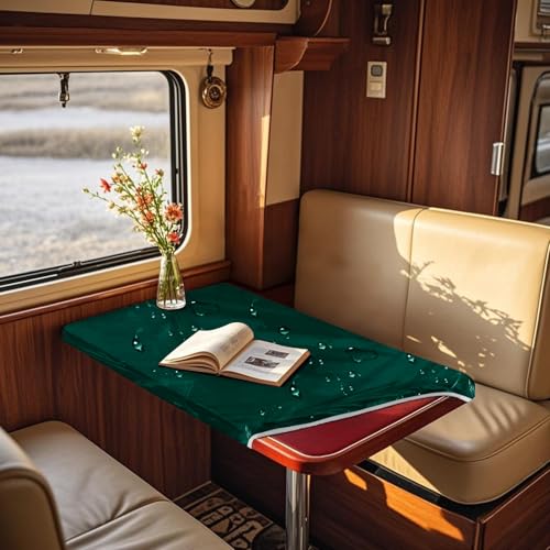 ZYBSLCSY Samt Tischdecken Und Transparente PVC Table Sheet, rutschfeste Tablecloth Für Den Außenbereich, Geeignet Für Wohnmobile, Gärten Und Pavillons (Forest,Width 60cm,Length 120cm) von ZYBSLCSY