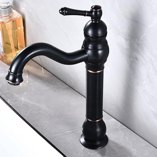 ZYCDP Wasserhahn Bad Vintage Messing 360 Grad Drehbar Waschtischarmatur Einhebelmischer Chrom ZYCDP Wasserhahn Bad Vintage Messing 360 Grad Drehbar Waschtischarmatur Einhebelmischer Chrom von ZYCDP