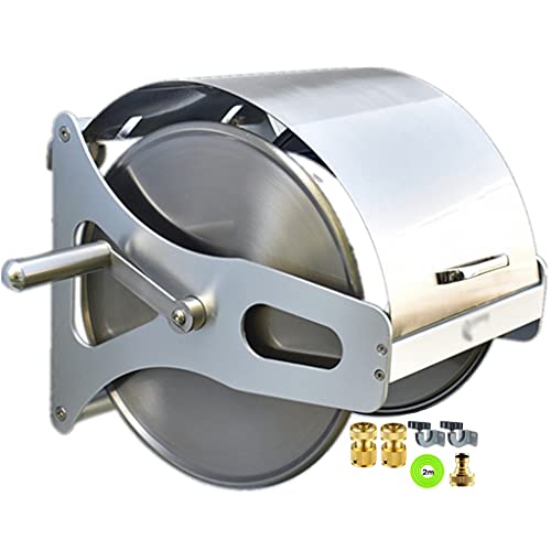 ZYCSKTL Wand-Schlauchtrommel,Edelstahl-Wasserrohrgestell Mit Abdeckung Für Das Waschen Von Haushaltsautos, An Der Wand Montierter Schlauchorganisator Für Bewässerungspistolen ZYCSKTL Wand-Schlauchtrommel,Edelstahl-Wasserrohrgestell Mit Abdeckung Für Das Waschen Von Haushaltsautos, An Der Wand Montierter Schlauchorganisator Für Bewässerungspistolen von ZYCSKTL