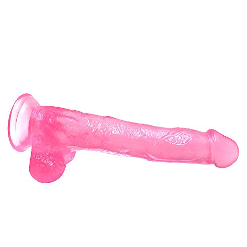 26cm Riesen Dildo XXL Penis Realistischer Dildo Großer Schwanz Analplug Dildo Mit Starkem Saugnapf Prostata Stimulation Für Männer Analdildo Butt Plug Penis Sexspielzeug Für Frauen,Pink von ZYDHHP