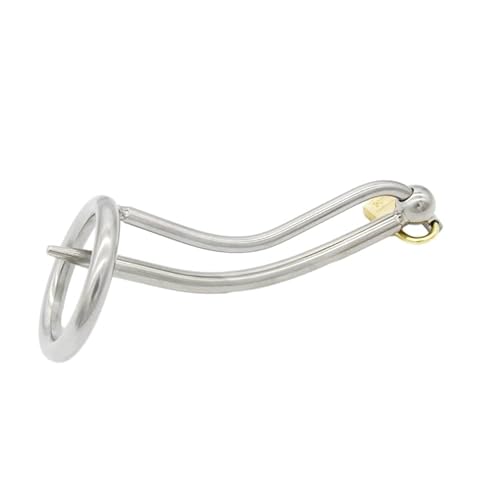 BDSM Peniskäfig Metall Keuschheitskäfig Herren Mit Dilator Cock Cage Extrem SM Penis Cage Mit Plug Chastity Cage Male Fetish Bondage Sklaven Sexspielzeug,50mm von ZYDHHP