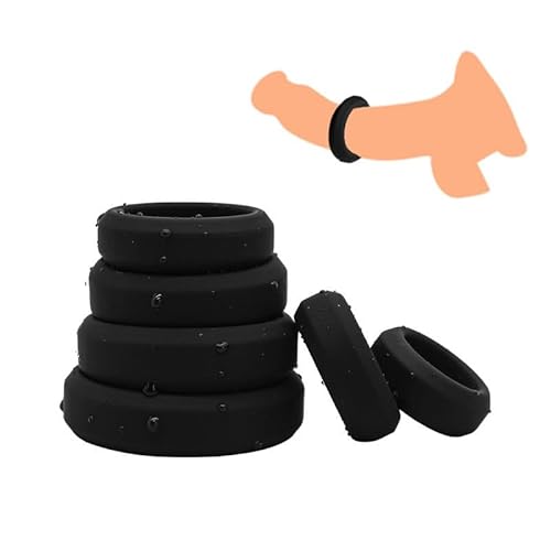 Dehnbarer Silikon Eichelring Cockring Für Männer Extrem Sex Hodenring Penisring Penis Erektionshilfe Bondage Hodensack Ring Verzögerung Ejakulation BDSM Spiel,38mm von ZYDHHP