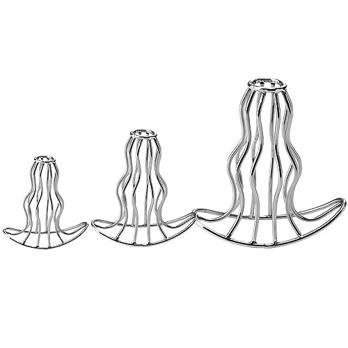 Hohl Spekulum Aus Edelstahl Anal Vaginal Dilatator Unisex Analplug Dilatator Erotisch Analexpander Aus Metall BDSM Vaginal Speculum Masturbation Paare Sexspielzeug,3 Pieces von ZYDHHP