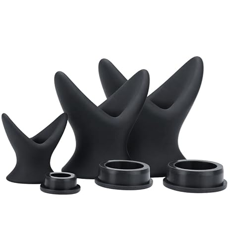 Hohler Analdilatator Aus Silikon Mit Deckel Fisting Einlauf Reinigung Sex Toys Vaginal Anal Spekulum Vaginaldilator Anal Butt Plug Anal Masturbation Fetisch Sexspielzeug Für Männer Und Frauen,L von ZYDHHP