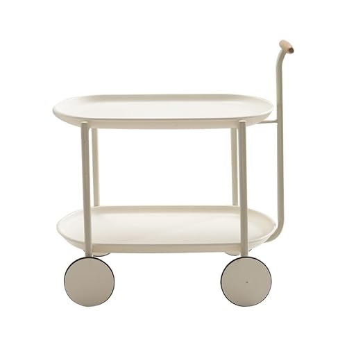 ZYDLMBJL Couchtisch, Kompakter moderner Beistelltisch - minimalistischer Couchtisch und mobiler Beistelltisch for kleine Räume, vielseitiges und stilvolles Design(White) von ZYDLMBJL