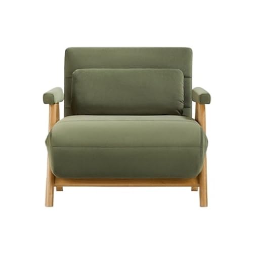 ZYDLMBJL Klappbares Schlafsofa, Umwandelbares Schlafsofa Futon, Liegesessel for kleine Räume im Wohnheim(Green) von ZYDLMBJL
