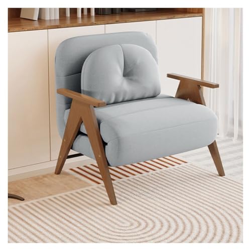 ZYDLMBJL Klappbares Schlafsofa, Umwandelbares Zweisitzer-Schlafsofa, Verstellbarer Schlafsessel for kleine Räume(Blue,86cm) von ZYDLMBJL