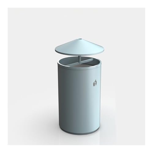 ZYDLMBJL Mülleimer für den Außenbereich, Edelstahl Mülleimer Kommerziellen Vertikale Kreative Obst Bin Outdoor Öffentlichen(Blue) von ZYDLMBJL