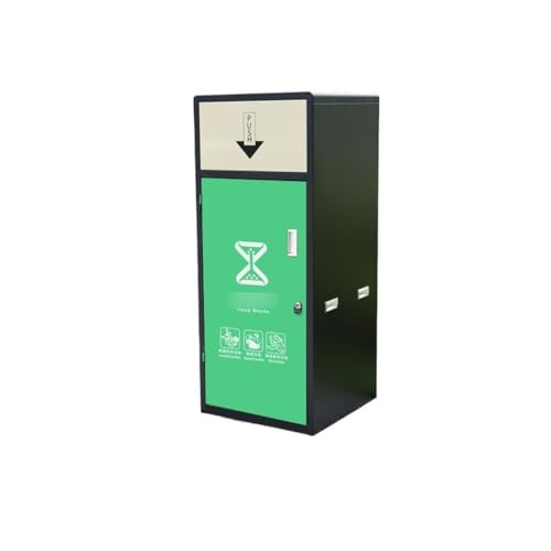 ZYDLMBJL Mülleimer für den Außenbereich, Großer Recycling-Mülleimer mit Deckel for den Außenbereich for öffentliche Bereiche(Green,S) von ZYDLMBJL