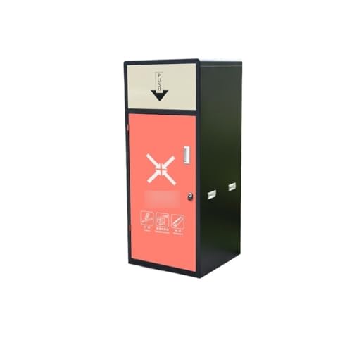 ZYDLMBJL Mülleimer für den Außenbereich, Großer Recycling-Mülleimer mit Deckel for den Außenbereich for öffentliche Bereiche(Red,L) von ZYDLMBJL