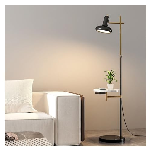 ZYDLMBJL Stehlampe, Moderne Stehlampe mit Marmortablett und Tisch, Stehlampe aus Metall for Wohnzimmer, Büro, Schlafzimmer ZYDLMBJL Stehlampe, Moderne Stehlampe mit Marmortablett und Tisch, Stehlampe aus Metall for Wohnzimmer, Büro, Schlafzimmer von ZYDLMBJL