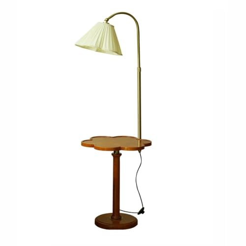 ZYDLMBJL Stehlampe, Stehende Leselampe mit Tisch, LED-Stehlampe mit Regalen, Moderne Stehlampe for Wohnzimmer und Schlafzimmer ZYDLMBJL Stehlampe, Stehende Leselampe mit Tisch, LED-Stehlampe mit Regalen, Moderne Stehlampe for Wohnzimmer und Schlafzimmer von ZYDLMBJL