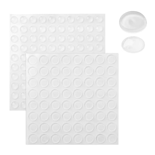 ZYDYRX 164 Stück Transparenter Selbstklebender Puffer Halbkugelförmige Möbelpuffer Silikontürpuffer Umfasst Größen 10 mm 12 mm Gummipuffer für Türen Fenster Schränke Tastaturen ZYDYRX 164 Stück Transparenter Selbstklebender Puffer Halbkugelförmige Möbelpuffer Silikontürpuffer Umfasst Größen 10 mm 12 mm Gummipuffer für Türen Fenster Schränke Tastaturen von ZYDYRX