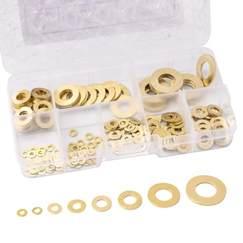 ZYDYRX 180 Stück Unterlegscheibe Messing Flache Unterlegscheiben Metall Unterlegscheiben Kombinationsset 8 Größen M2 M2.5 M3 M4 M5 M6 M8 M10 Satz Unterlegscheiben Sortiert Mit Aufbewahrungsbox ZYDYRX 180 Stück Unterlegscheibe Messing Flache Unterlegscheiben Metall Unterlegscheiben Kombinationsset 8 Größen M2 M2.5 M3 M4 M5 M6 M8 M10 Satz Unterlegscheiben Sortiert Mit Aufbewahrungsbox von ZYDYRX