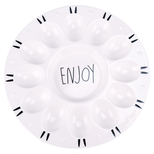 ZYDYRX Eier-Serviertablett Eierplatte für Halbe Eier Deviled Eggs Dish Eierplatte Melamin Eierteller Eierhalter Eierteller Eierbecher Eierablage Ostereiertablett für Fleischbällchen Garnelen Paste ZYDYRX Eier-Serviertablett Eierplatte für Halbe Eier Deviled Eggs Dish Eierplatte Melamin Eierteller Eierhalter Eierteller Eierbecher Eierablage Ostereiertablett für Fleischbällchen Garnelen Paste von ZYDYRX
