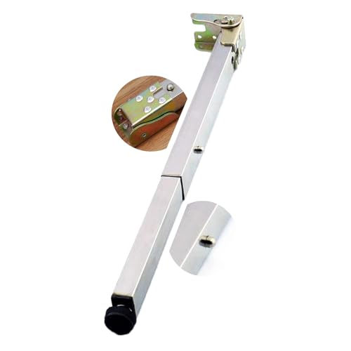 ZYFH8992 Tischbeine Klappbar Edelstahl Möbelfüße Verstellbar möbelfüsse regulierbare Teleskop Bar Schreibtischbeine Stealth für Barstühle DIY-Projekt Arbeitsplatte Frühstück (75cm) von ZYFH8992